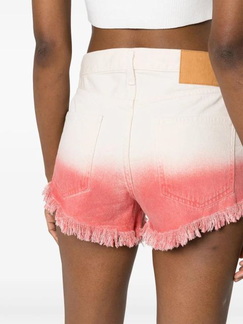 Alanui Bright Hues denim shorts - Neutrals