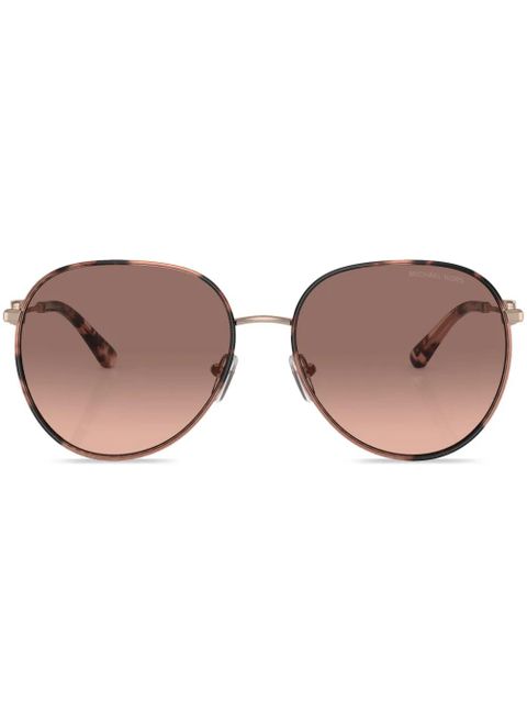 Michael Kors Empire round-frame sunglasses - Metallic - zdjęcie produktu nr 1