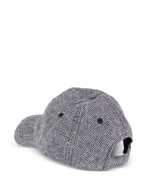 MC2 Saint Barth herringbone-pattern baseball cap - Grey