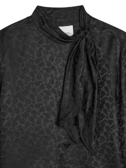 ISABEL MARANT Raphaella blouse - Black - zdjęcie produktu nr 2
