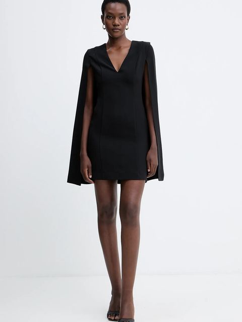 Twinset sukienka kolor czarny mini dopasowana 252TT2402