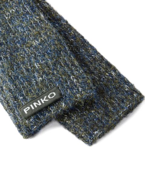 PINKO jewel-embellished fingerless gloves - Grey - zdjęcie produktu nr 2