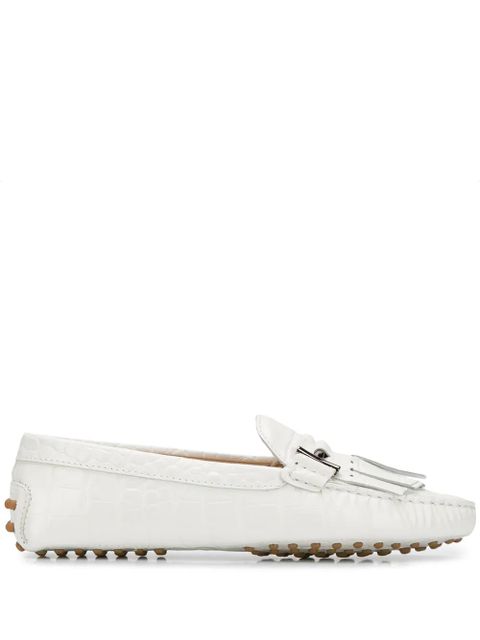 Tod's Gommino Driving Shoes loafers - White - zdjęcie produktu nr 1