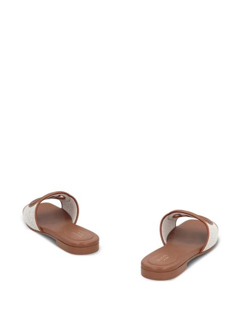 Gucci canvas sandals - Neutrals