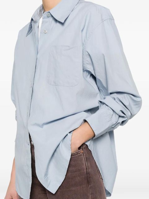 OUR LEGACY Forever patch-pocket shirt - Blue
