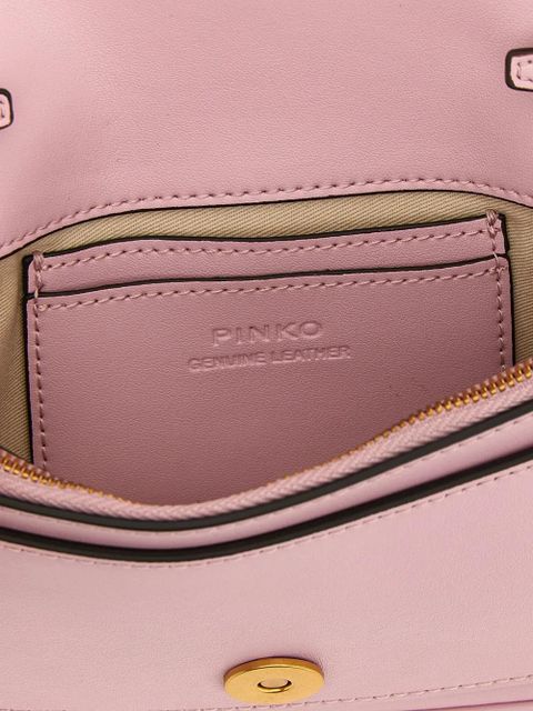 PINKO Pocket Love One studs birds crossbody bag
