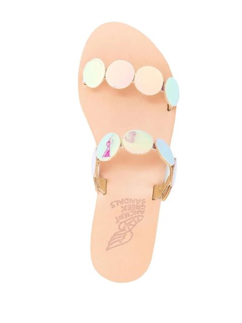 Ancient Greek Sandals St Tropez leather sandals - Silver - zdjęcie produktu nr 2