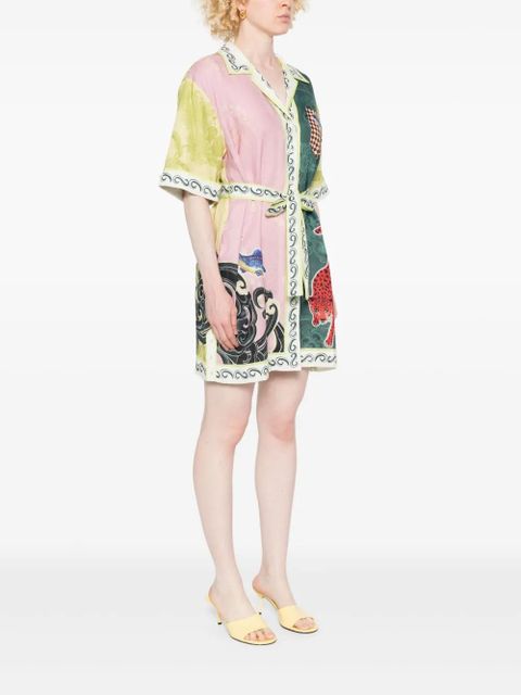 ALEMAIS Rochester mini dress - Green