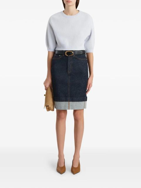 KHAITE short sleeve top - Blue - zdjęcie produktu nr 2