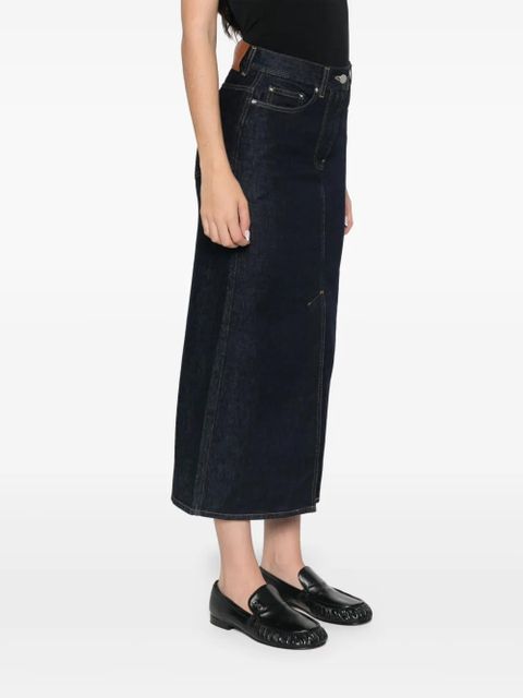 LouLou de Saison Rona midi skirt - Blue