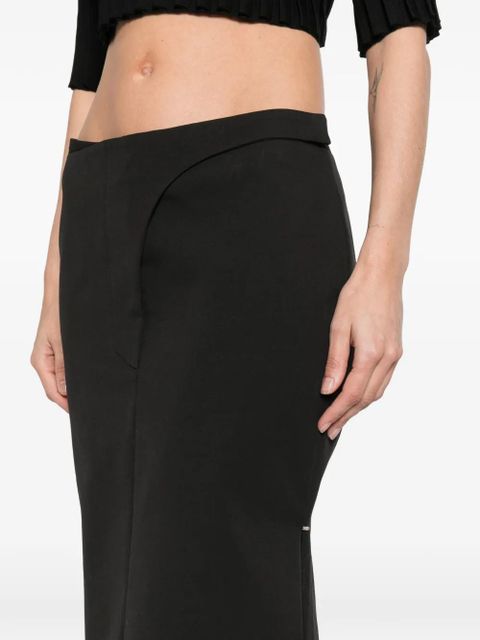 Sportmax SPSVelo slit midi skirt - Black