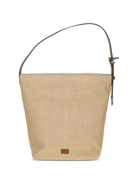 PINKO woven buckle-strap bucket bag - Neutrals - zdjęcie produktu nr 2