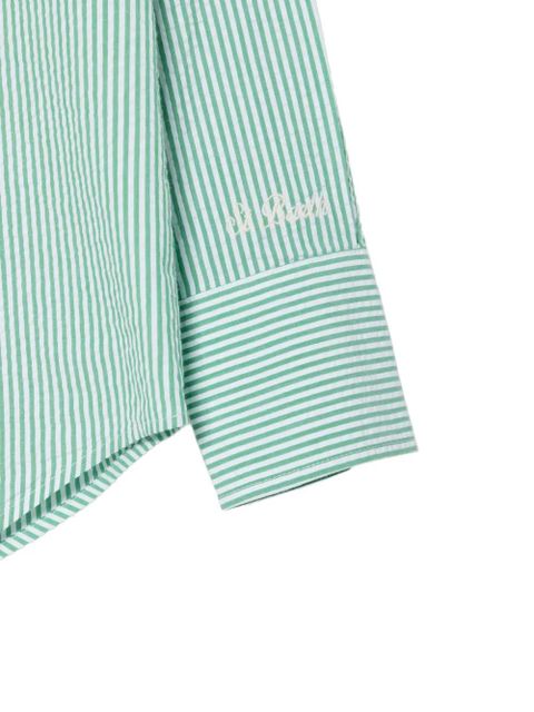 MC2 Saint Barth Cristal striped shirt - Green