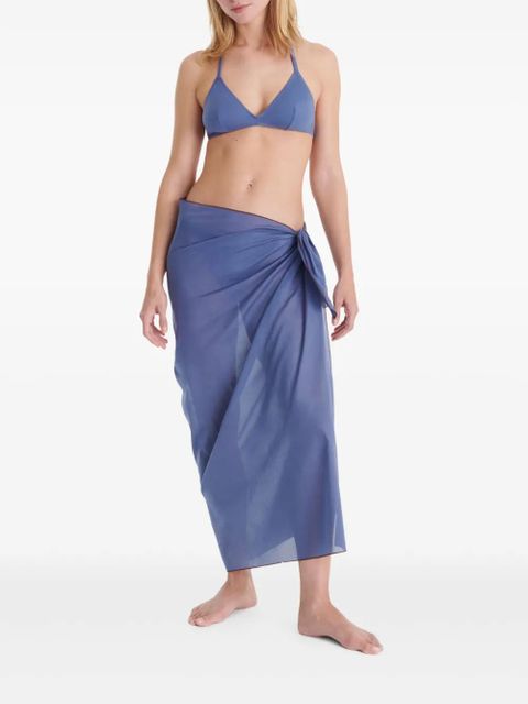 ERES Cabine logo-embroidered sarong - Blue - zdjęcie produktu nr 2