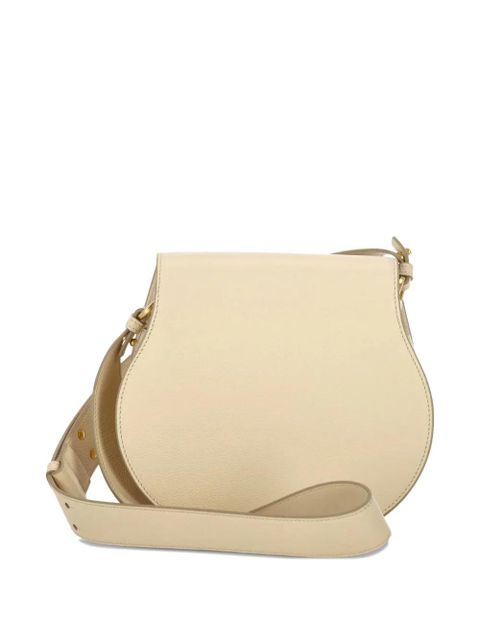 Chloé saddle stitching Marcie saddle bag - Neutrals