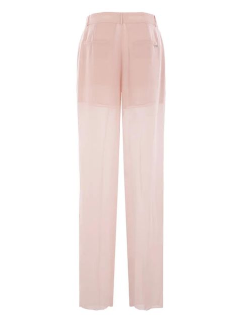 Blumarine semi-sheer trousers - Pink