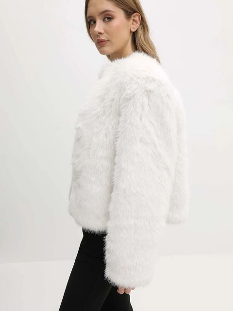 Blugirl Blumarine kurtka kolor beżowy przejściowa RF5212.E1088