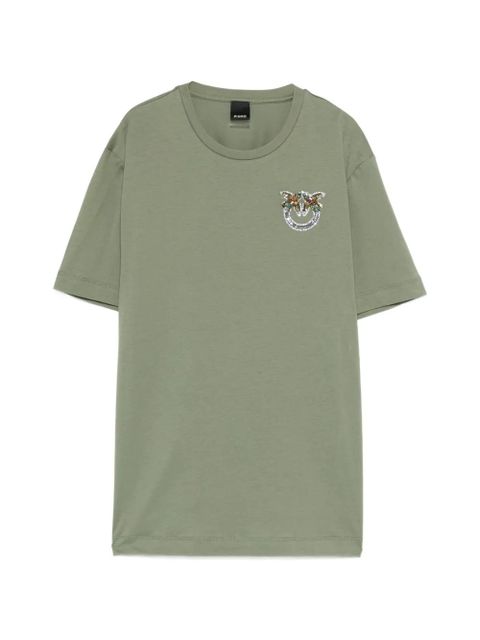 PINKO embroidered T-shirt - Green - zdjęcie produktu nr 1