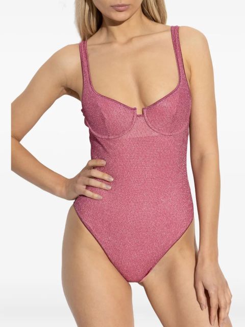 Oséree glitter underwired swimsuit - Pink