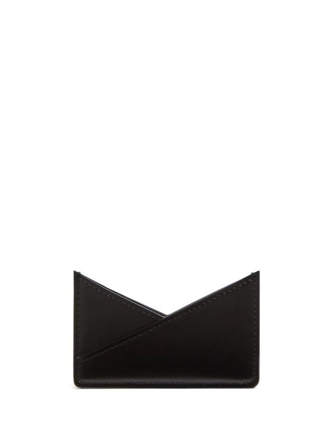 MM6 Maison Margiela Japanese 6 leather card holder - Black - zdjęcie produktu nr 1