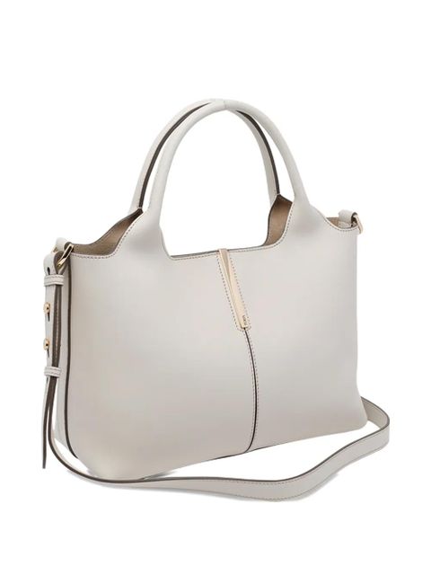 Tod's adaptable strap leather shopping bag - Neutrals