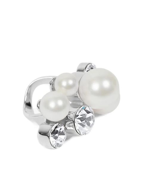 DRIES VAN NOTEN ornamented ring - Silver