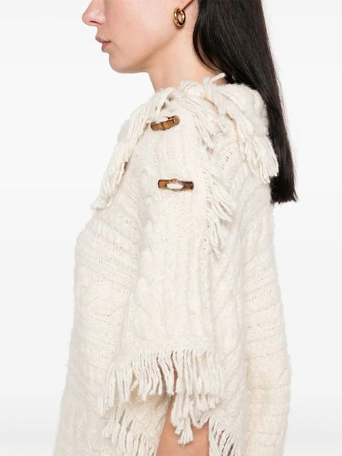 MARANT ÉTOILE Blanche poncho - Neutrals