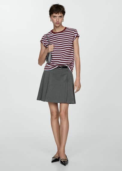 Bawełniana koszulka w pasy