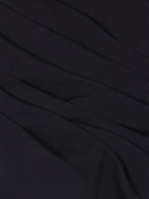 LOEWE draped short-sleeve T-shirt - Black