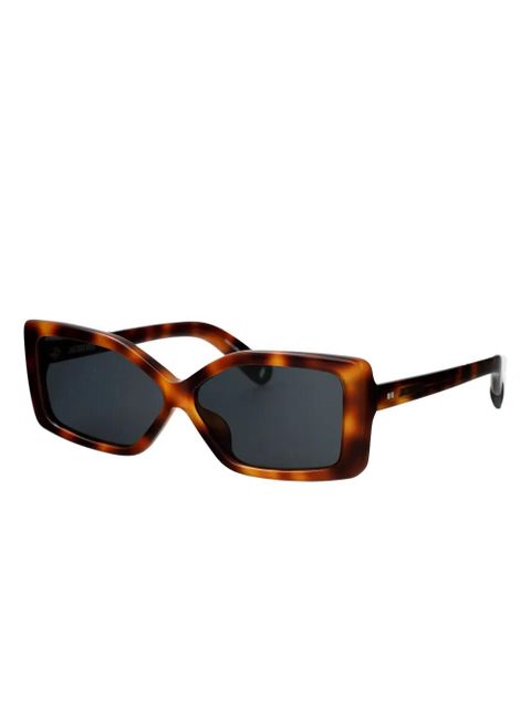 Jacquemus logo-print sunglasses - Brown - zdjęcie produktu nr 2