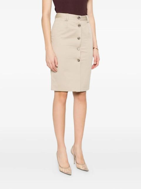 ANINE BING high-waisted skirt - Neutrals