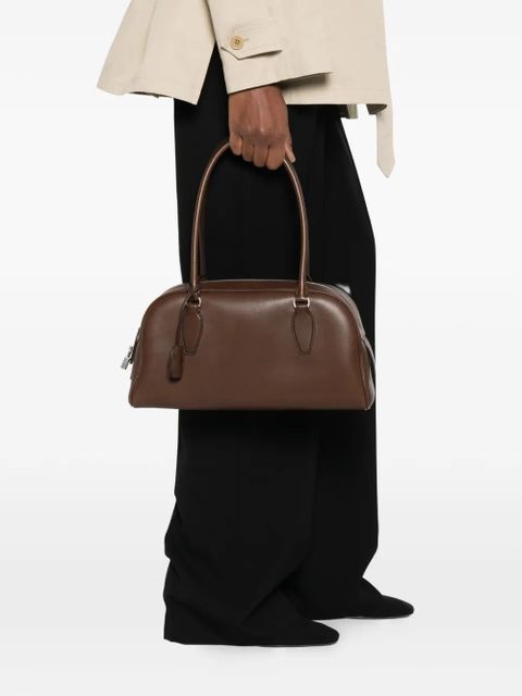 The Row E/W India leather shoulder bag - Brown - zdjęcie produktu nr 2