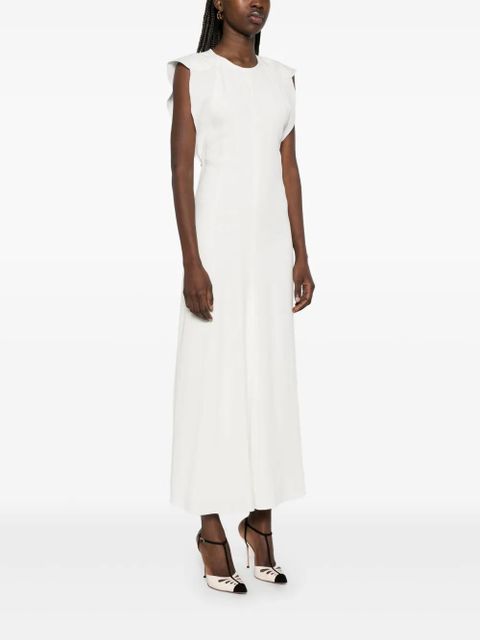Victoria Beckham crepe maxi dress - Neutrals - zdjęcie produktu nr 2