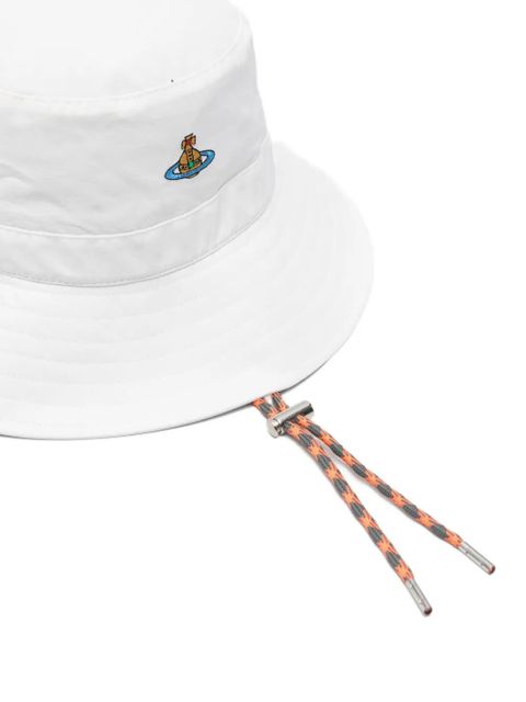 Vivienne Westwood logo adventure hat - White
