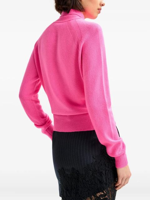 Essentiel Antwerp pussy-bow cashmere sweater - Pink