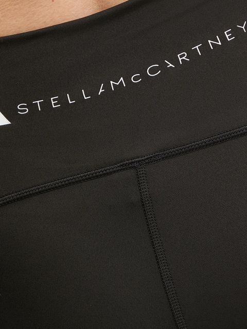 adidas by Stella McCartney legginsy treningowe TruePurpose Optime kolor czarny gładkie JF3796