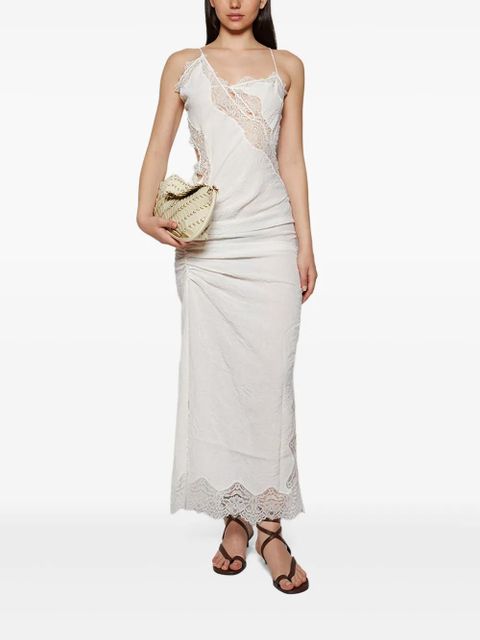 Christopher Esber lace-insert cami dress - White - zdjęcie produktu nr 2