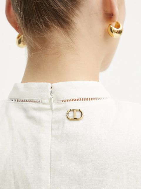 Twinset sukienka lniana