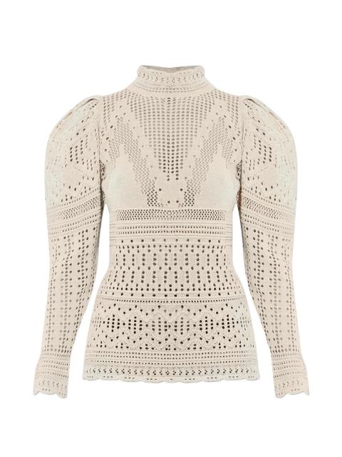 ISABEL MARANT Dahara top - Neutrals - zdjęcie produktu nr 1