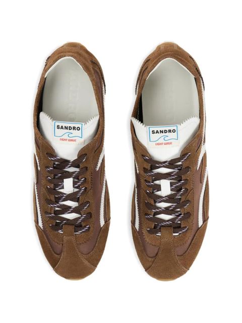 SANDRO Two-Tone sneakers - Brown