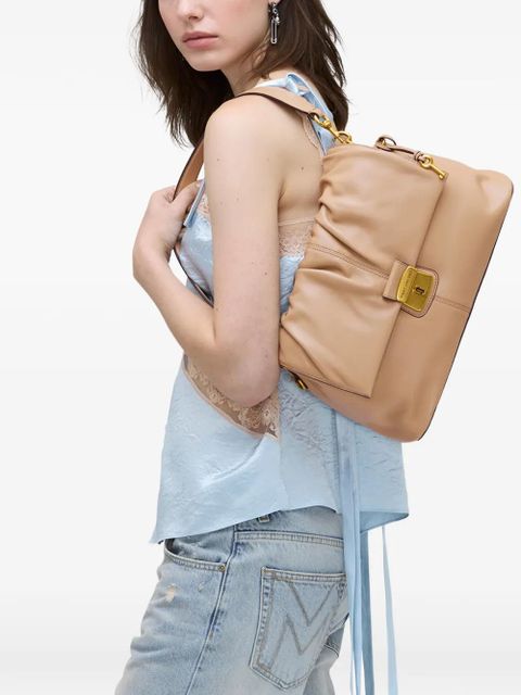 Marc Jacobs Cristina leather shoulder bag - Neutrals