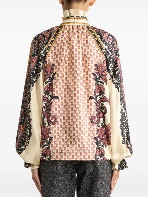 ETRO geometric-pattern blouse - Neutrals