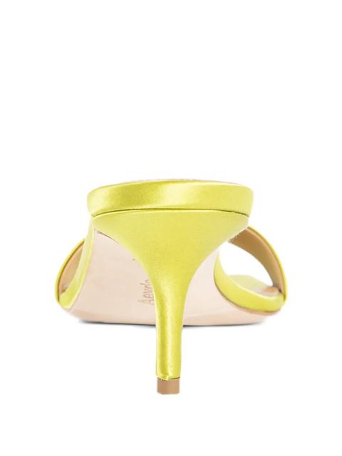 Aeyde Ilvy square-toe mules - Yellow