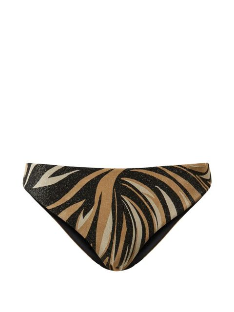 TWINSET zebra-print bikini briefs - Black - zdjęcie produktu nr 1