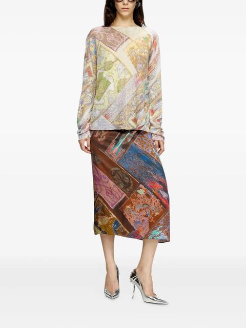 Diesel O-Rchid skirt - Brown