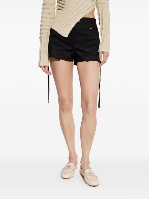 Cult Gaia Shelley mini shorts - Black