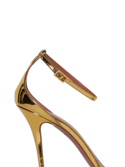 Amina Muaddi Barbara buckle sandal - Gold - zdjęcie produktu nr 2