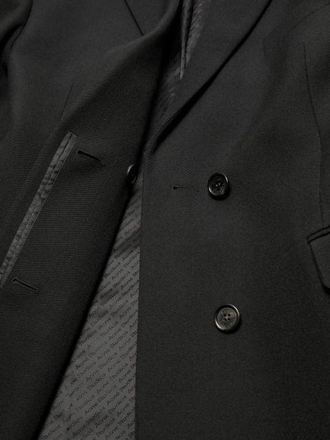Acne Studios wool double-breasted coat - Black