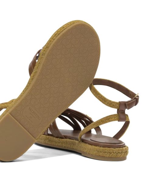 Valentino Garavani Bribri flat sandals - Brown