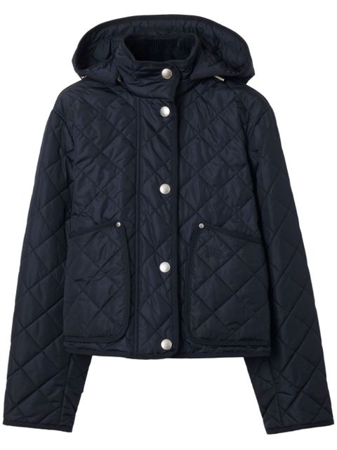 Burberry cropped quilted jacket - Black